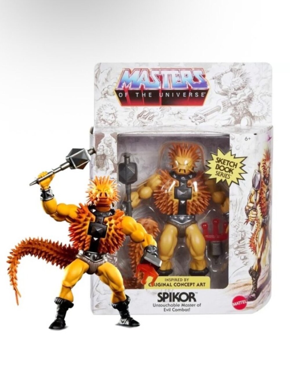 Masters of the Universe Spikor Action Figure Sketch Book Series